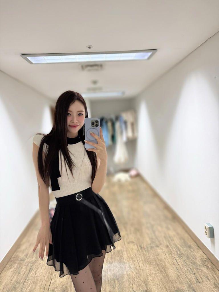 설하윤 슬랜더 검스 하트 무늬