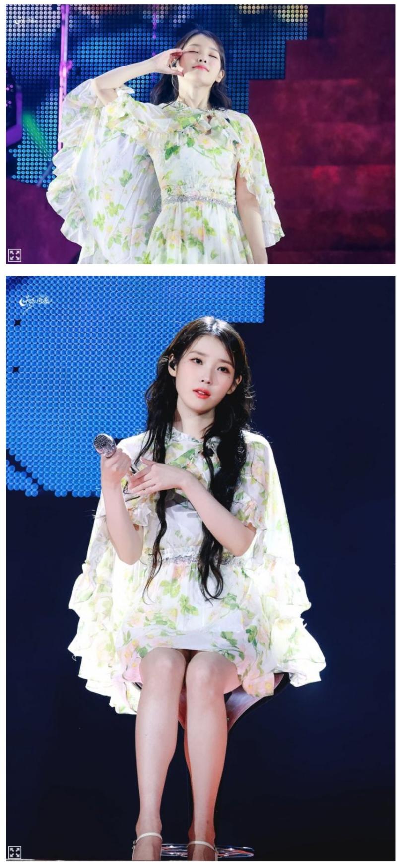 아이유 콘서트 지금 의상