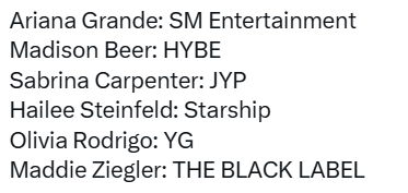 해외 유명가수에 어울리는 국내 엔터사