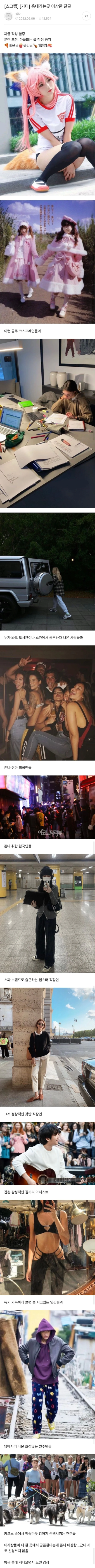 홍대라는곳 존나 이상함