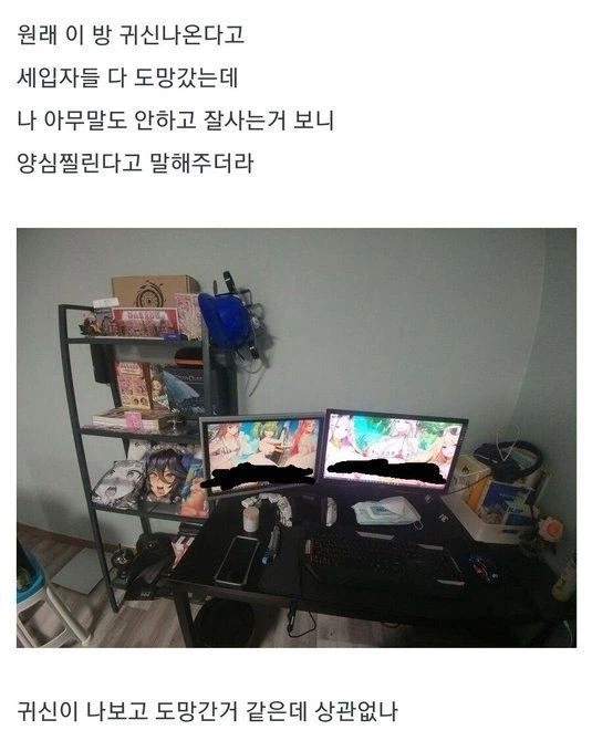 귀신나오는 집이였다는 집주인....