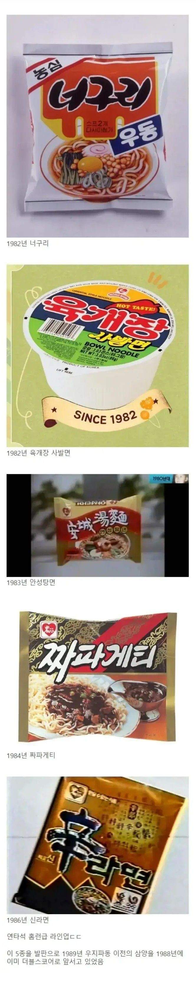 농심을 라면업계 1황으로 만든 홈런들.jpg