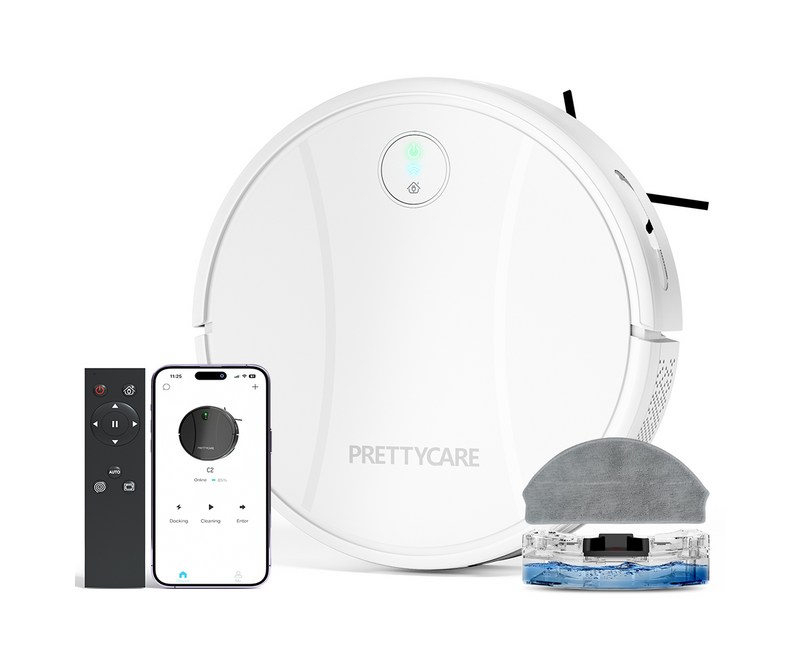 프리티케어 로봇청소기 강력흡입 맵핑 자율주행 물걸레 자동충전 대용량 가정용