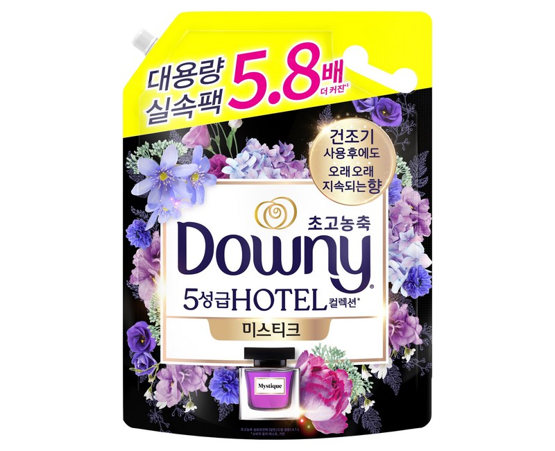다우니  초고농축 대용량 향수 섬유유연제 미스티크 리필