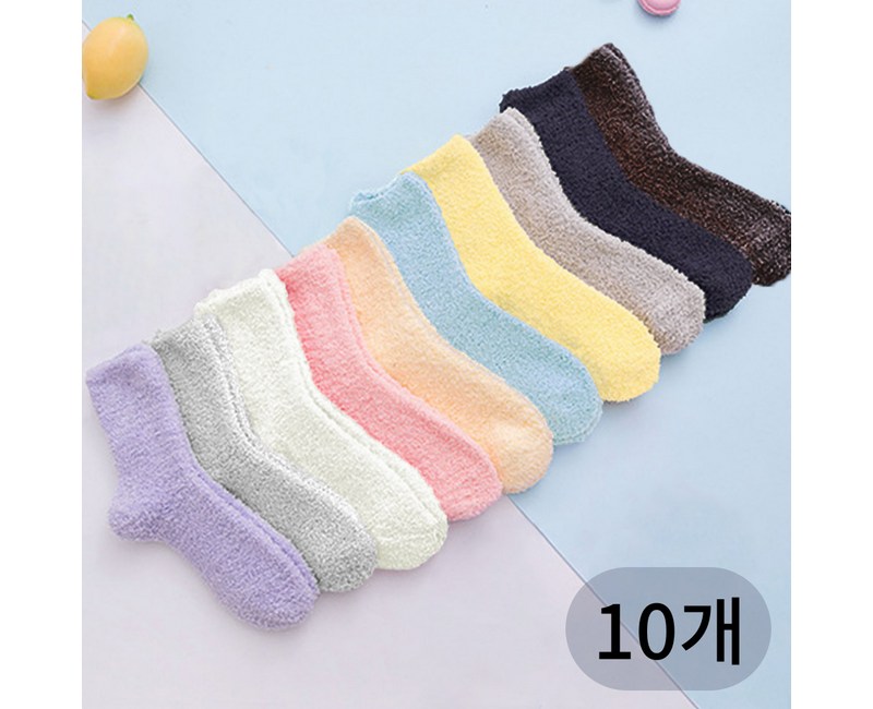 로안폴린 무압박 여성 수면양말 10켤레 세트 임산부양말