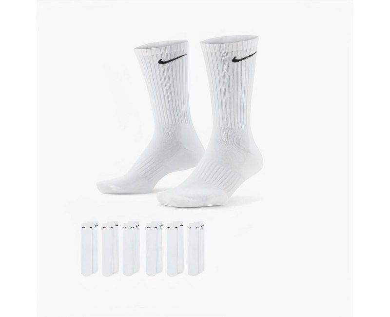 나이키 에브리데이 쿠션 트레이닝 크루 샥스 스포츠 장목 양말(2세트 6켤레)