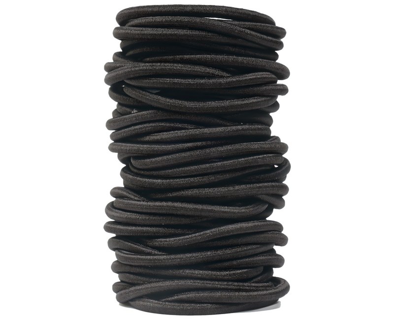 천사소녀 여성용 엘라스틱 무지 머리끈