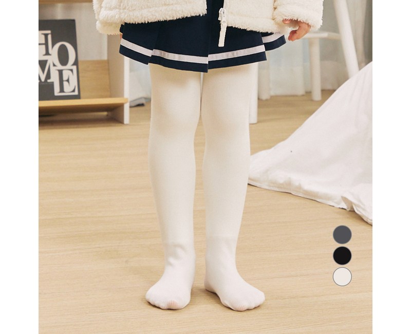 베이스알파에센셜 아동용 두툼한 기모 방한 타이즈