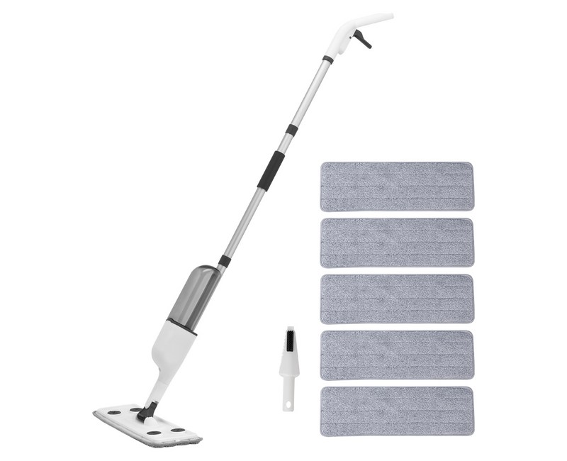 코멧 스프레이 밀대걸레 + 극세사 패드 5개 + 다용도 클리너 1개