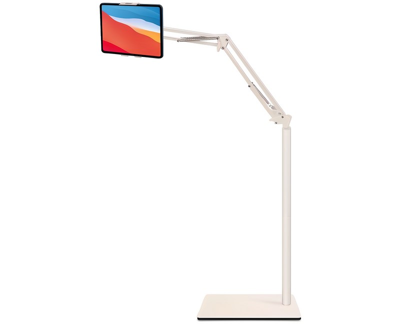 홈플래닛 140cm 자바라 스탠드 탭 패드 태블릿 스마트폰 거치대 대형