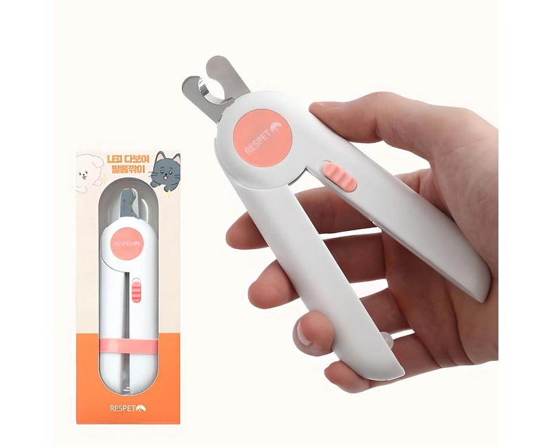 리스펫 반려동물 LED 다보여 발톱깎이 4.3 x 15 cm