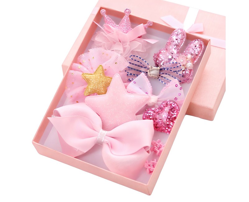 드레스하우스 핑크 머리핀 10개입