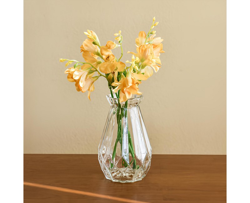 앙플랜트 크리스탈 다이아 커팅 꽃병