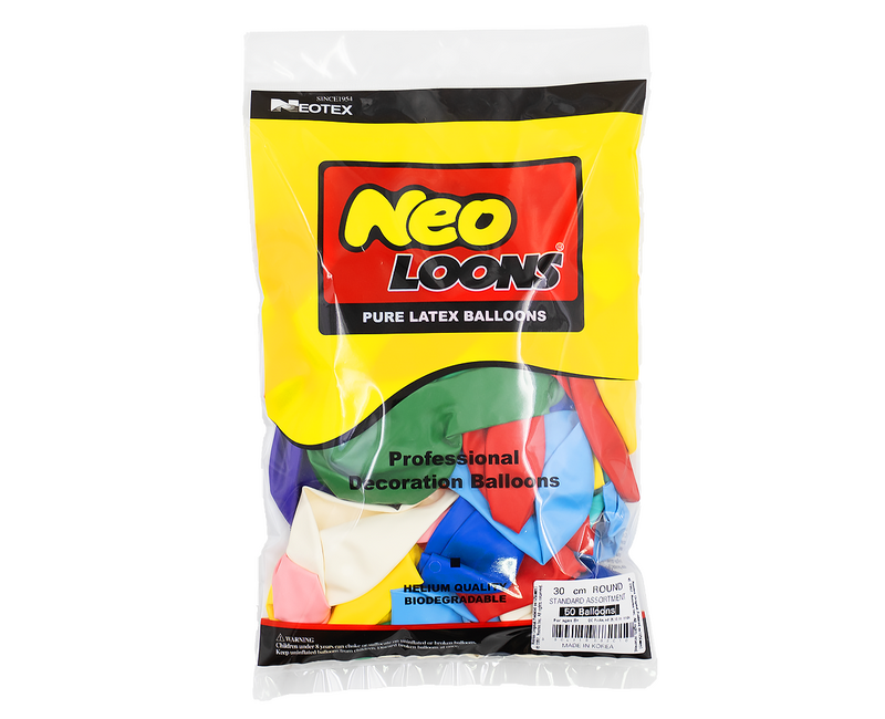 네오룬스 30cm 라운드풍선 50p