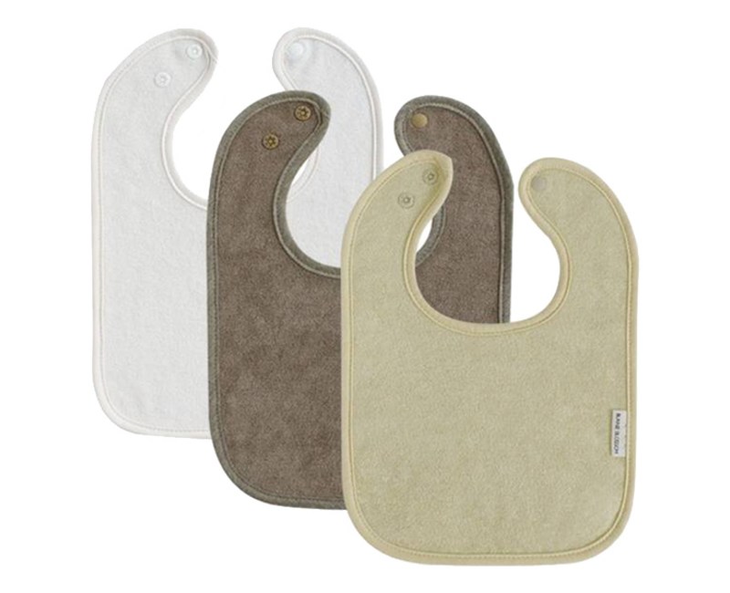 바니블라썸 테리 타올 빅라운드 턱받이 세트