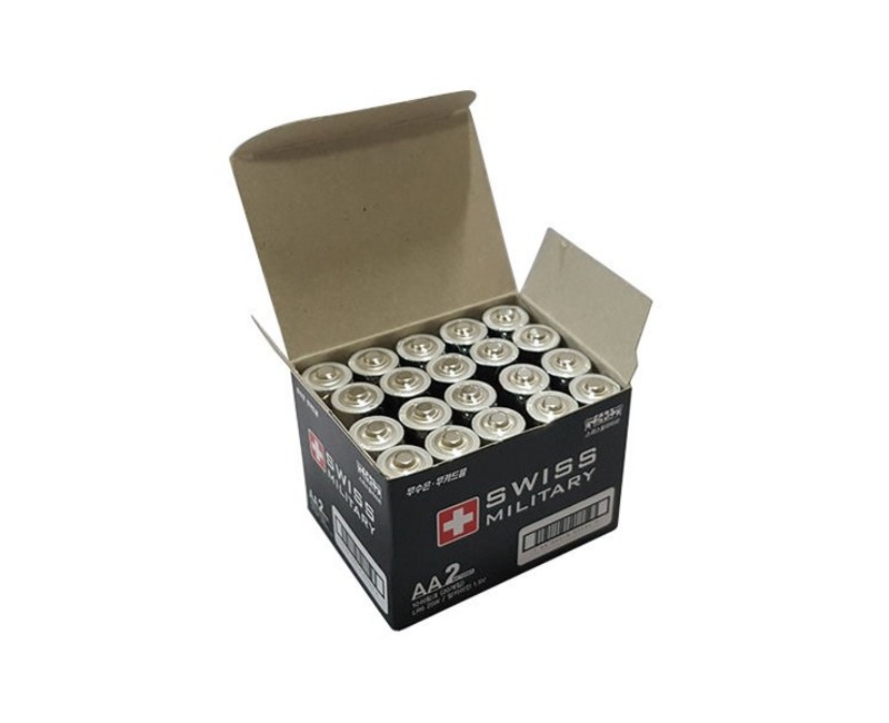 스위스밀리터리 알카라인 AA건전지