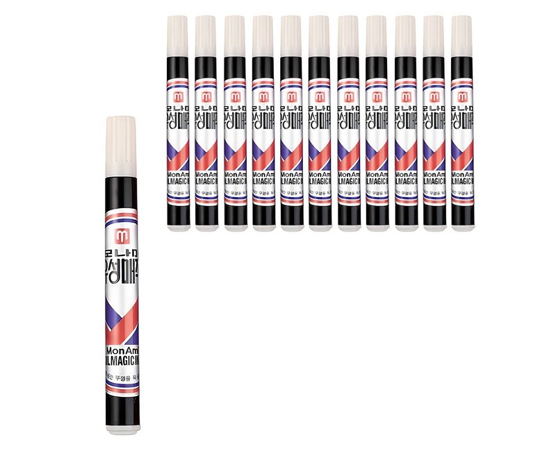 모나미 둥근닙 유성매직