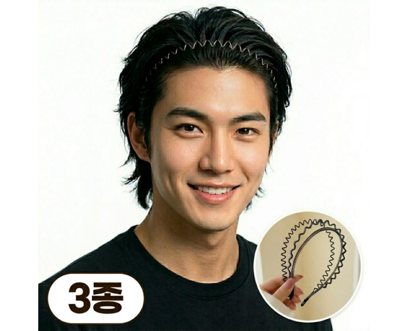 원앤모어 남성용 귀 안아픈 머리띠