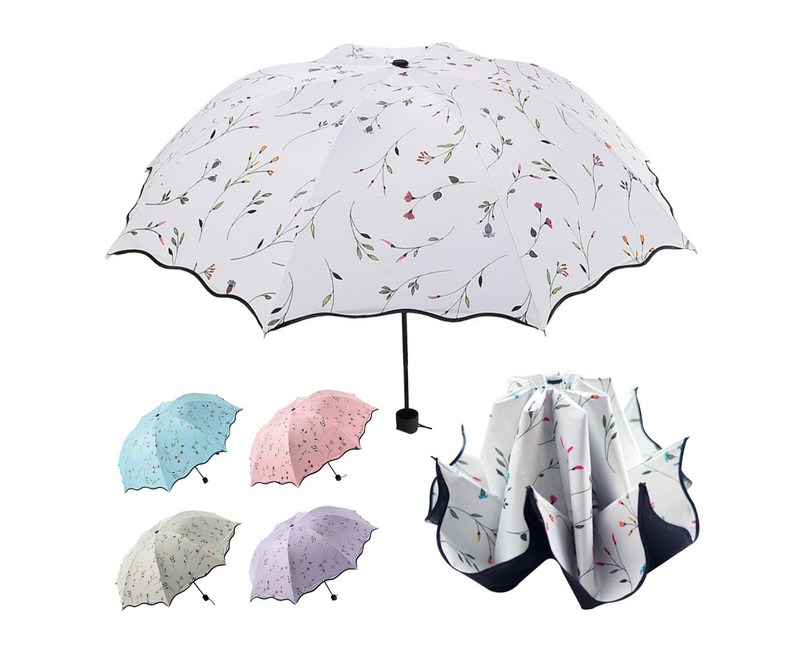 솔리앤 플라워 uv 자외선차단 양산 암막 우양산