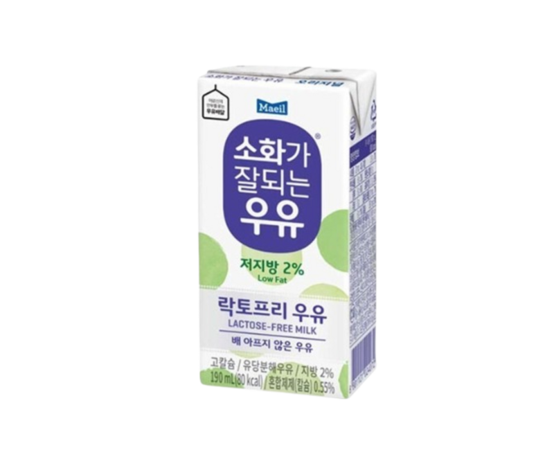 소화가 잘되는 저지방 우유 190ml 24개