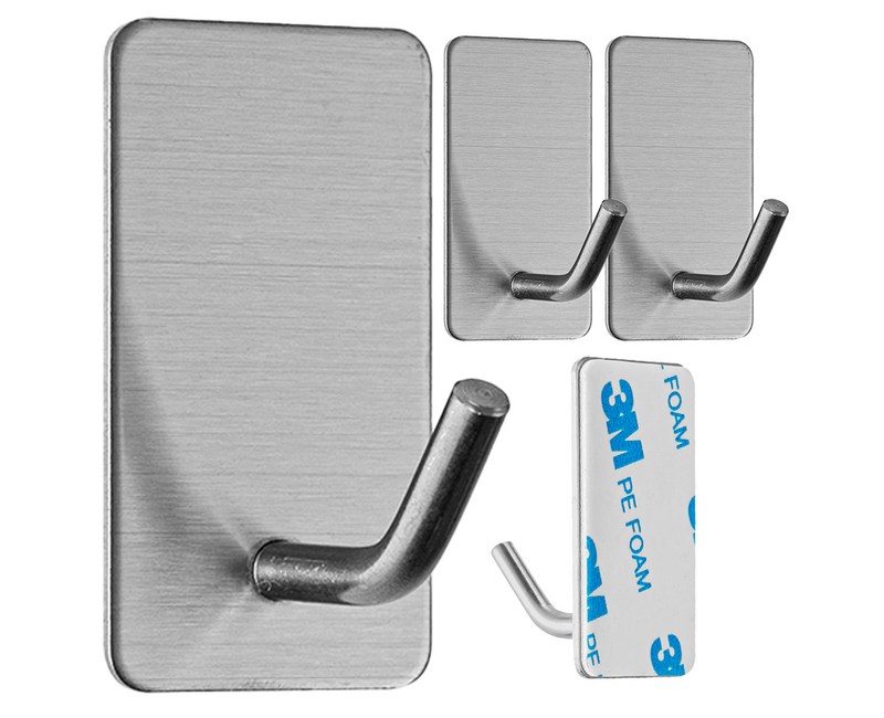 코멧 홈 다용도 스텐304 접착식 고리형 후크