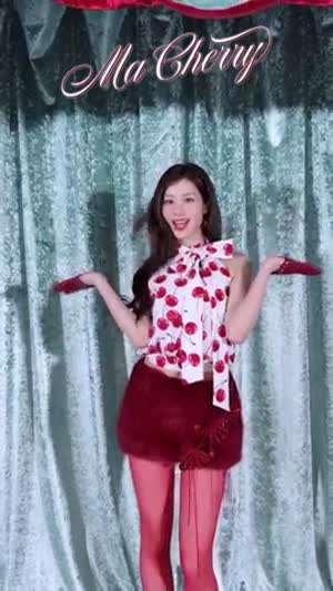 체리 맛 트와이스 사나