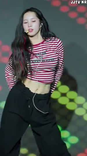 줄무늬 크롭티 배꼽 노출 나빌레라 애니.mp4