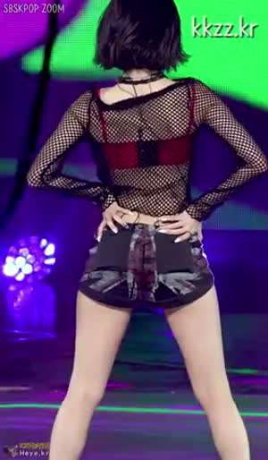 망사에 핫팬츠 케플러 김다연