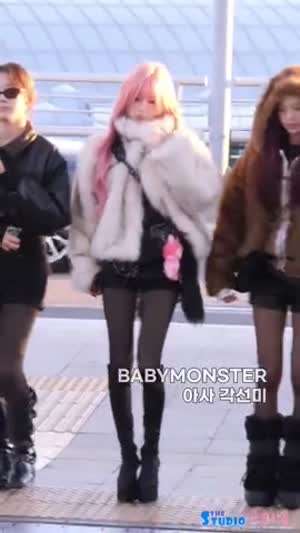 베이베몬스터 아사 검스 가녀린 각선미