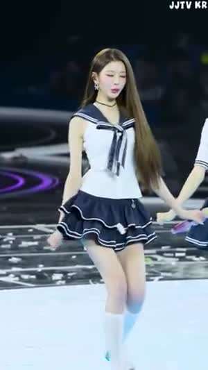 세라복 프릴 치마 아이브 장원영.mp4
