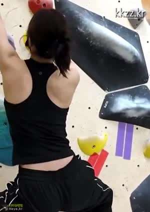 클라이밍 하는 르세라핌 카즈하