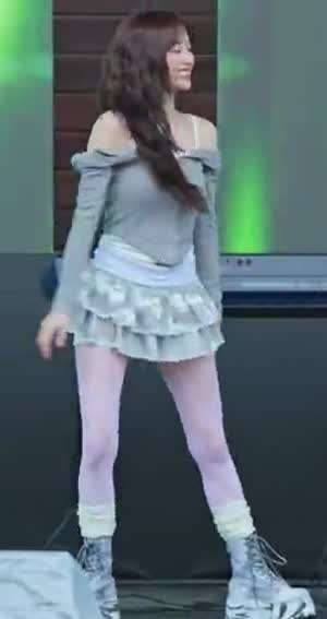 츄 화이트 시스루 스타킹