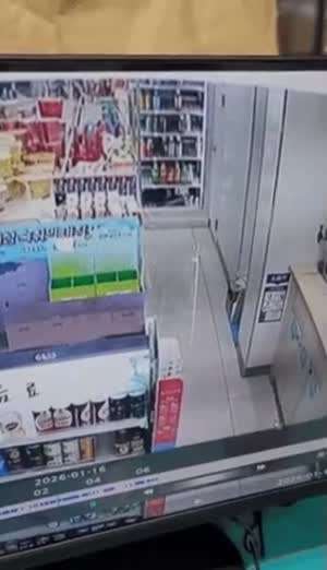 출근 첫날부터 스팩타클한 편의점 알바생