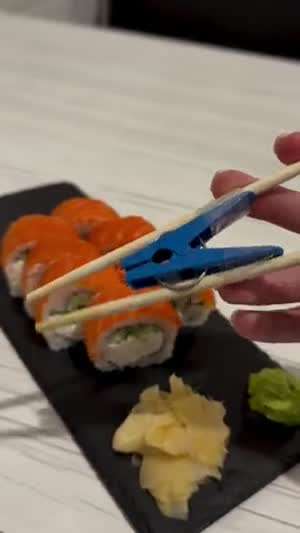 젓가락질이 서툰 외국인의 대책