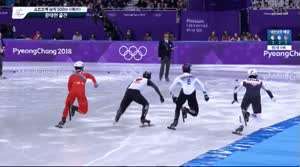 내래 인민의 쇼트트랙을 보여주갔어