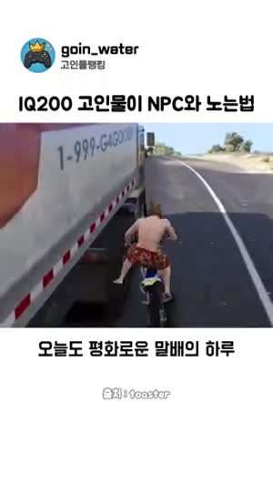 GTA는 이렇게 갖고 노는 게임인가요