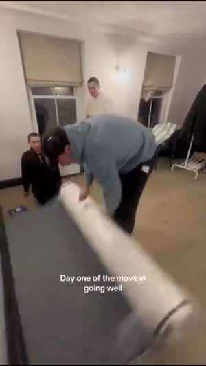 매트리스 압축 포장 개봉 모음