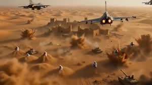 <속보>이란 혁명수비대 압도적 화력으로 미군을 몰아내는중!!