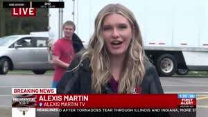 뉴스 라이브 방송에서 개인기 자랑