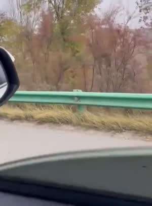 도로에서 경찰도 감당할수 없는 상황