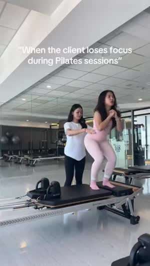 필라테스 장난하는 회원 참교육