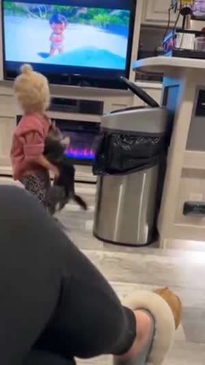 고양이가 싫었던 아이의 행동