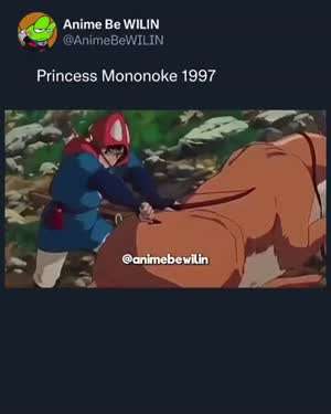 모노노케히메 연출, 작화 수준.gif