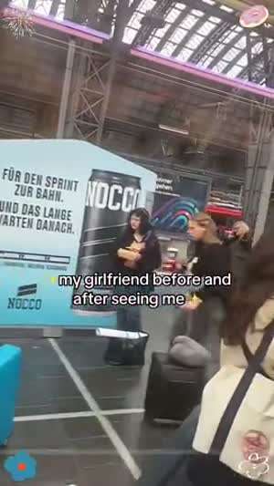 나를 보기 전과 후의 내 여자친구