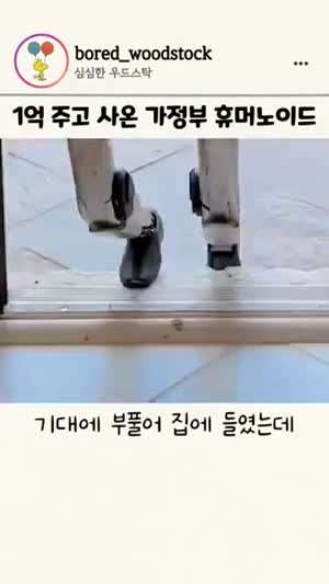 1억 주고 사온 가정부 휴머노이드