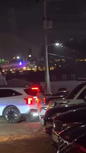 자기가 먼저 주차하려고 기다렸다는 아줌마.mp4