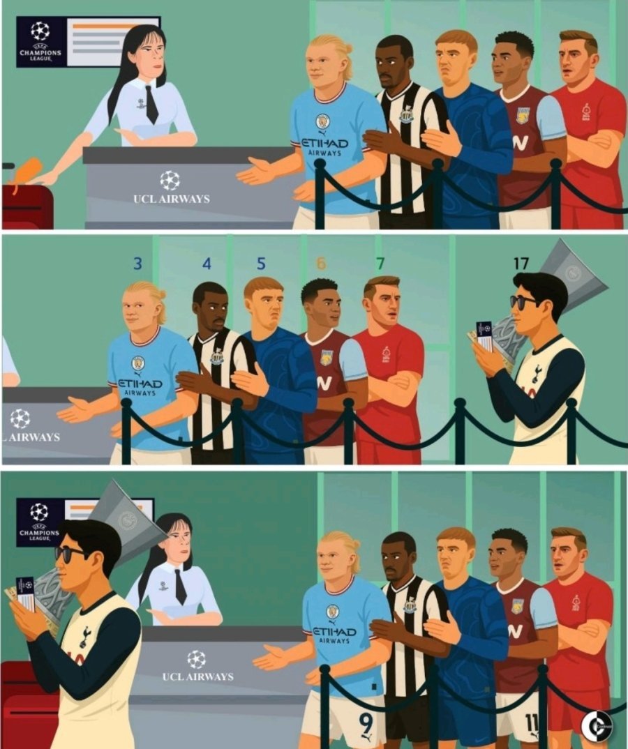 현지에서 밈화 되고 있는 손흥민 모습