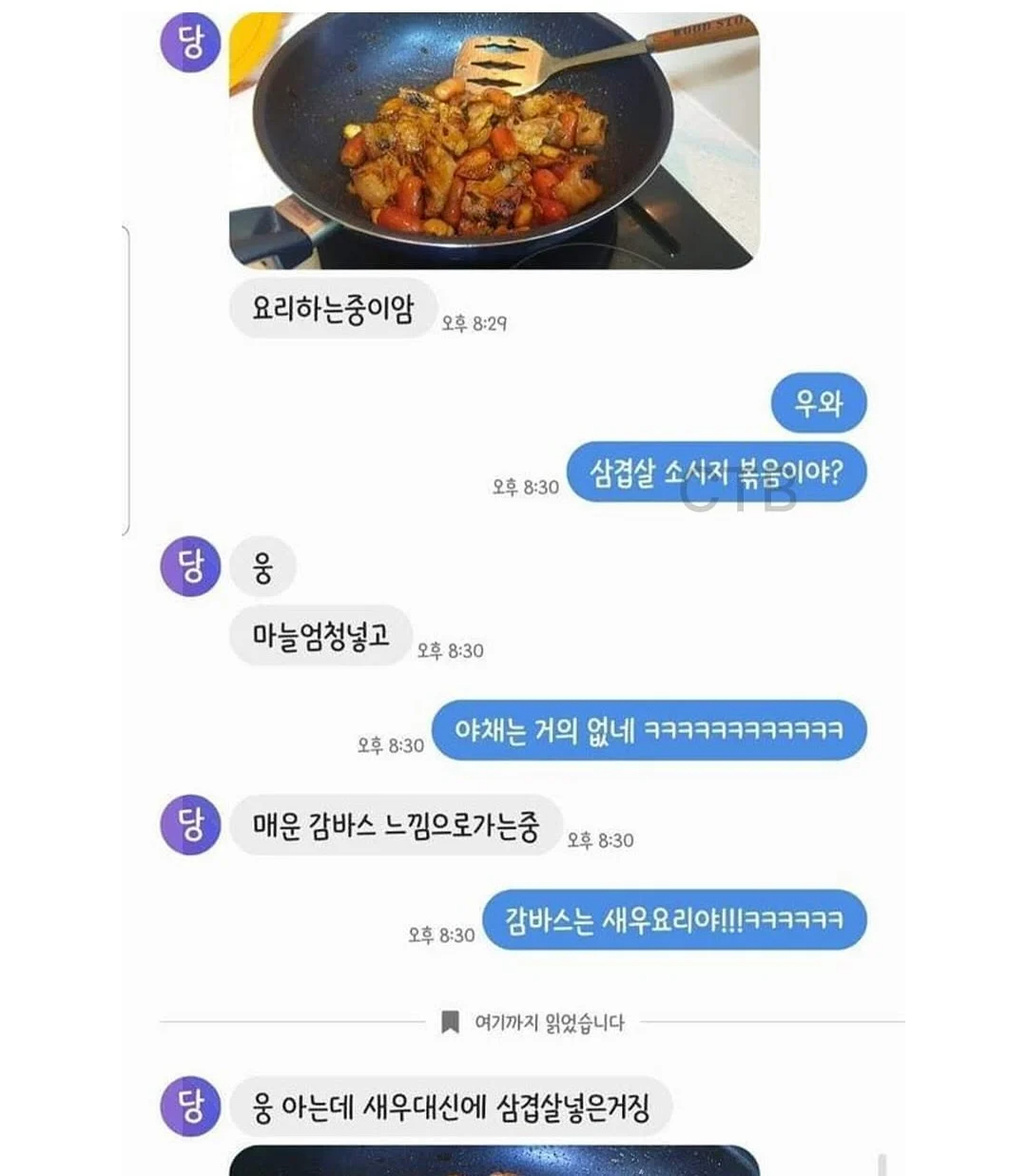 현재 논란중인 대화내용
