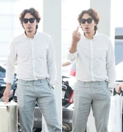 남자 배우가 기자랑 싸운 이유