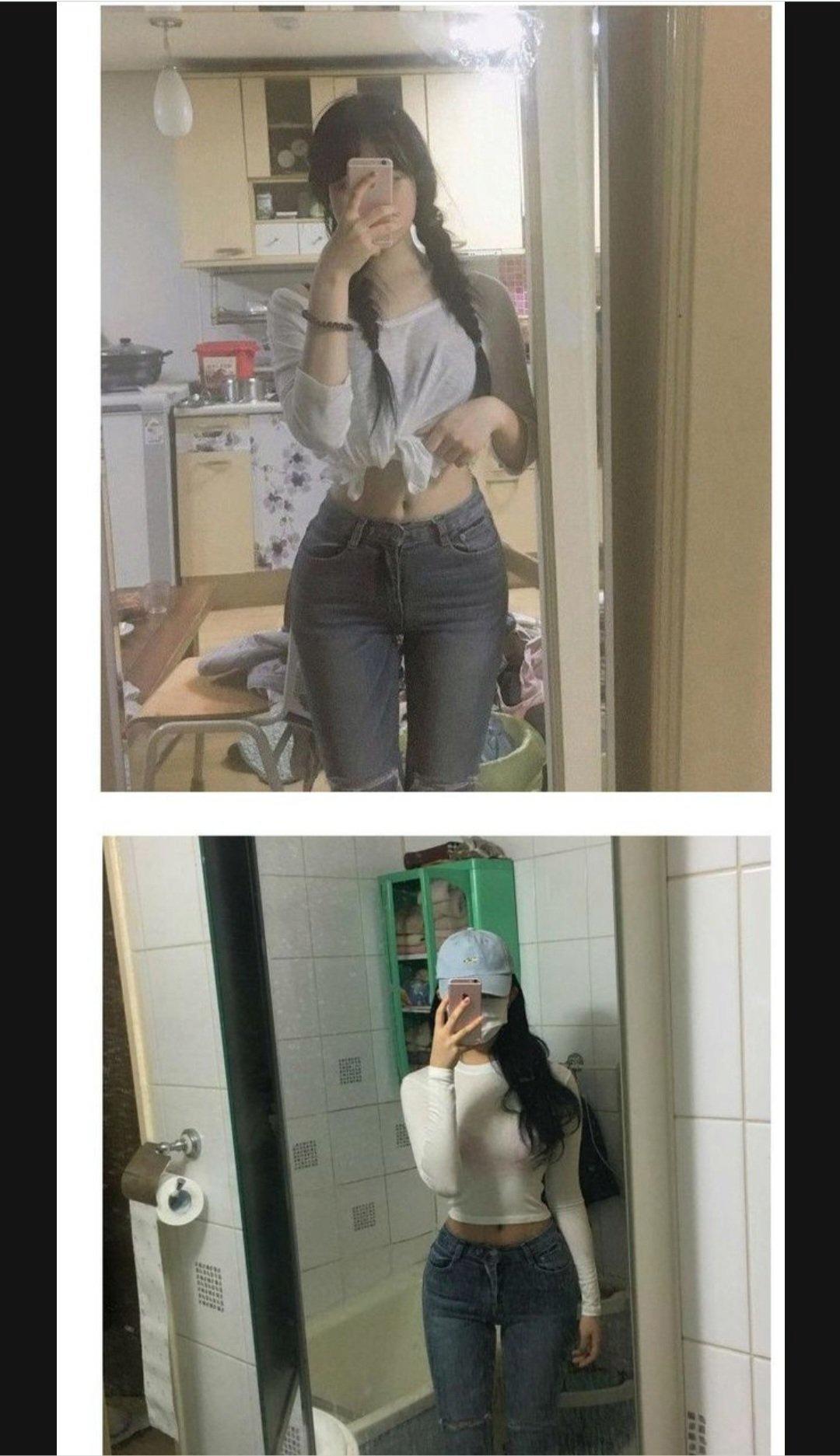 ㅇㅎ)흙수저녀 몸매 인증 셀카